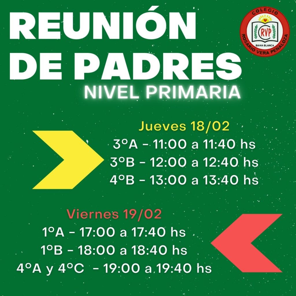 Reunión de Padres - Nivel Primaria