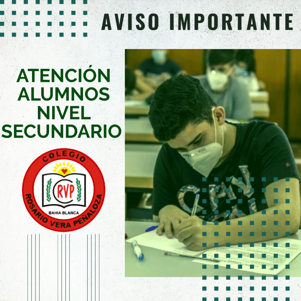 Aviso Alumnos Nivel Secundario