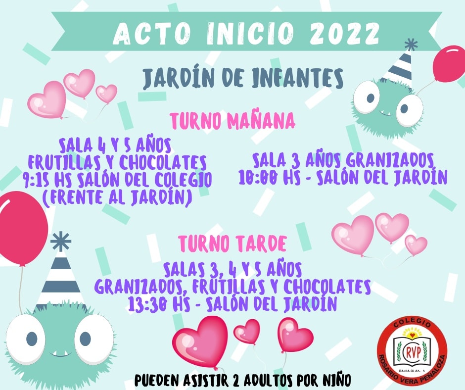 Acto Inicio 2022 Jardín de Infantes