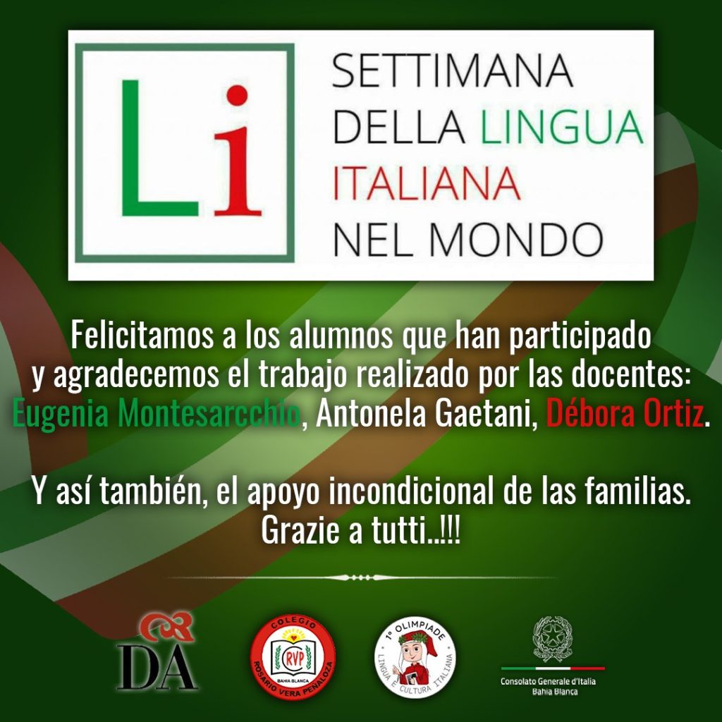 Settimana Della lingua italiana nel mondo