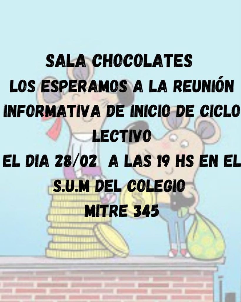 Sala Chocolates - Reunión informativa