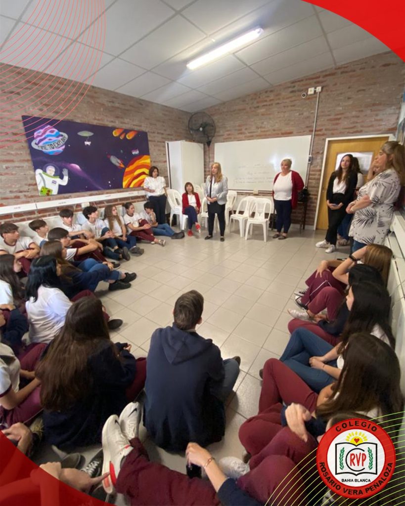 Visita de JCI, acompañados por la Directora de Cultura y Educación de la Embajada de EEUU en Argentina